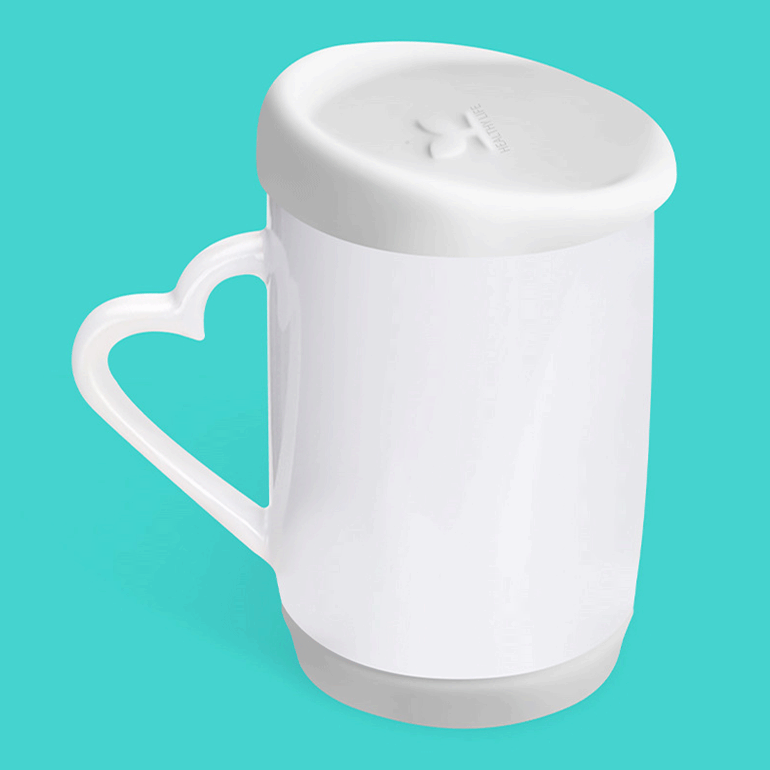 11oz ceramic Blank white mugs w/ silicone cover and bottom 6