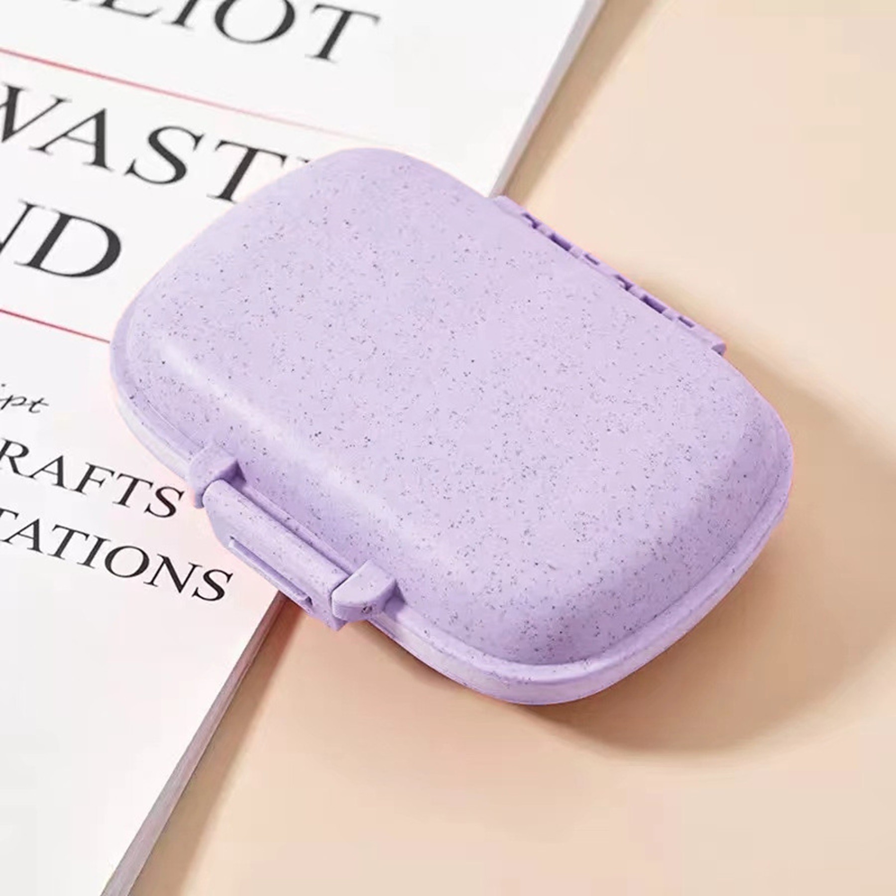 Portable 8-Compartment Sealed Pill Box 10