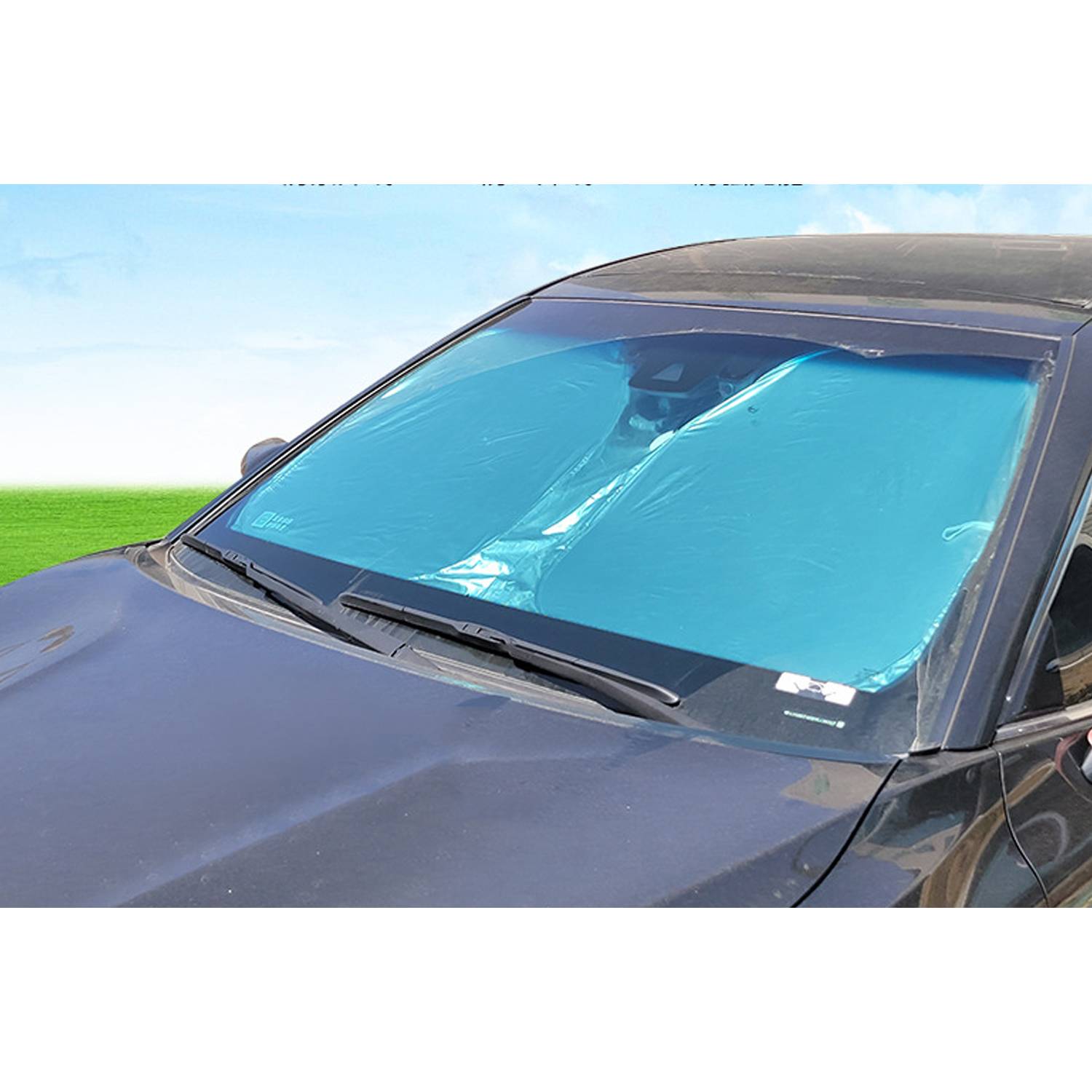 Heat insulating shade windshield visor in the car 4