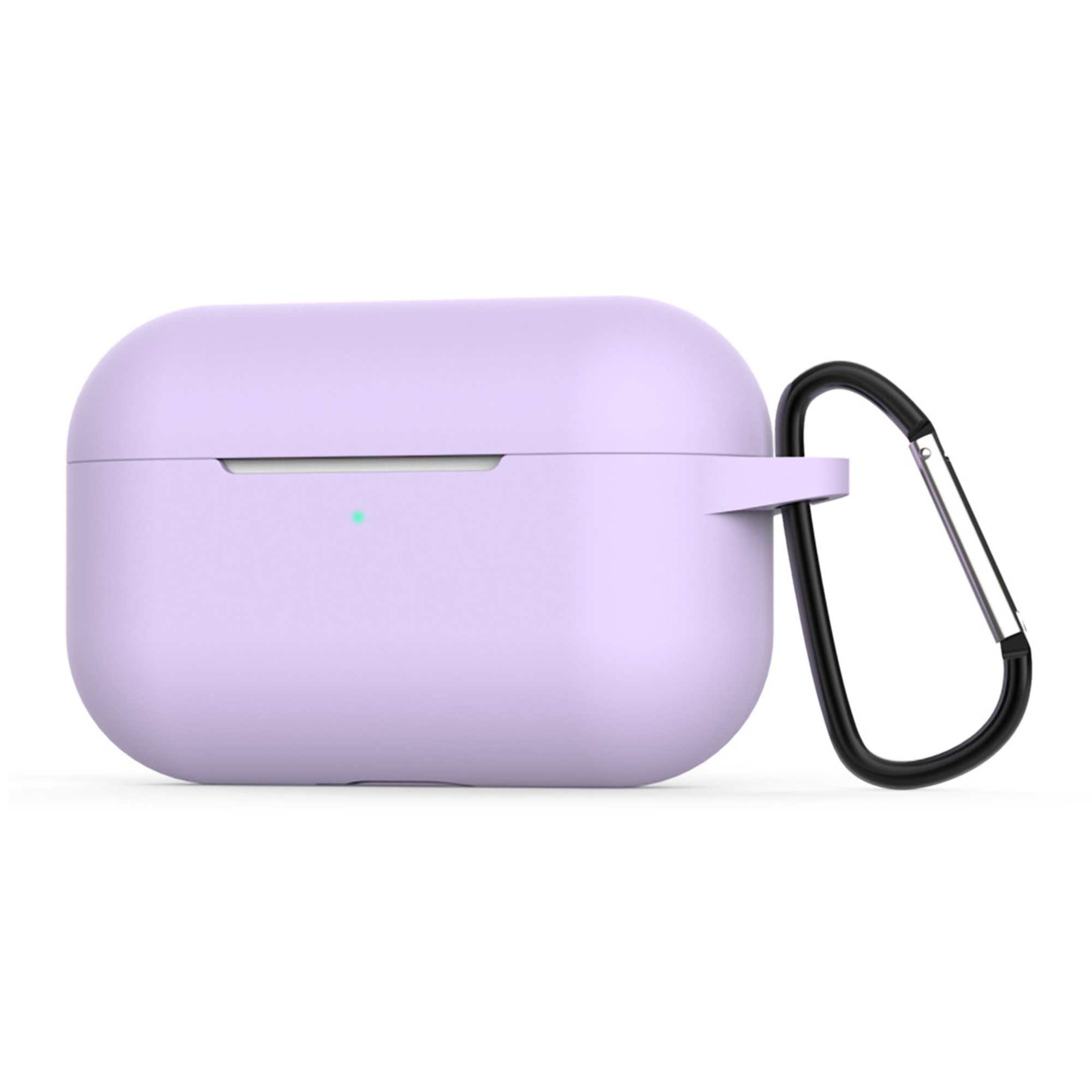 AirPods Protective Silicone Cover w/Keychain Clip 4