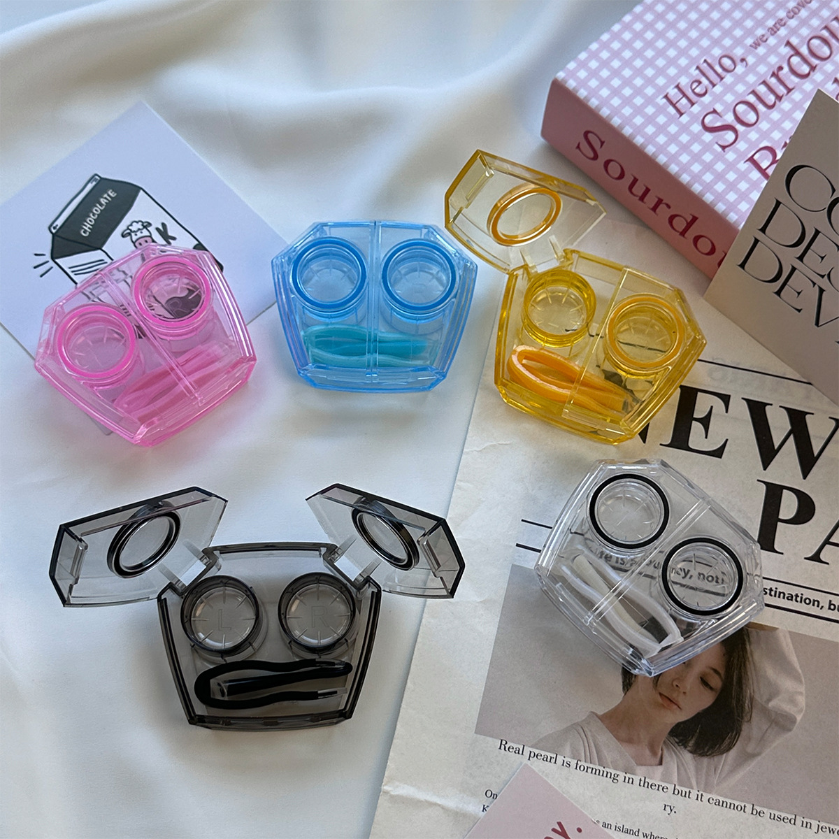 Clear Contact Lens Case 10