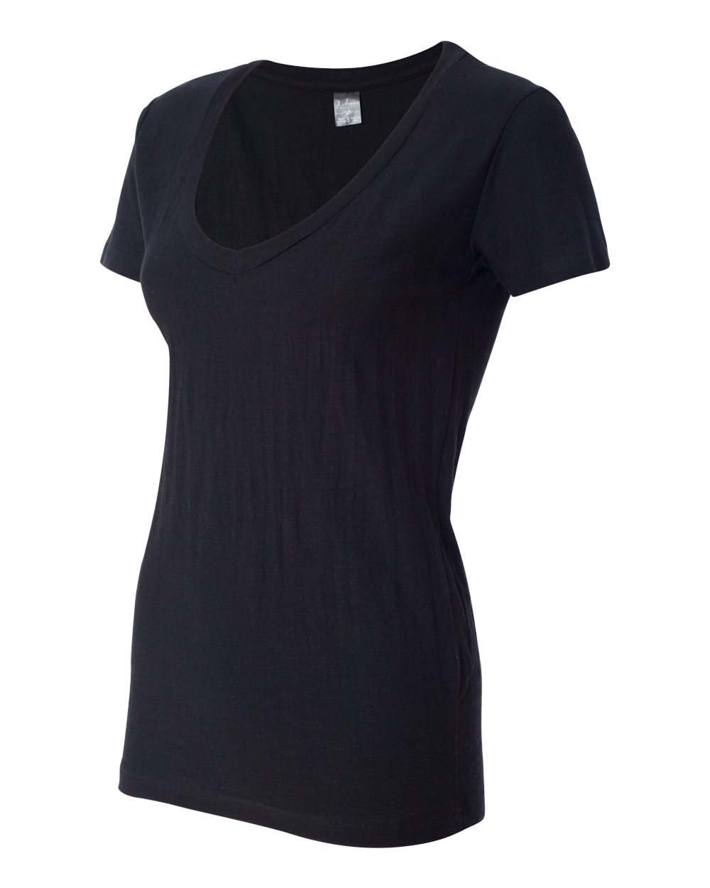 Women's V-Neck Slub T-Shirt - 8169 4
