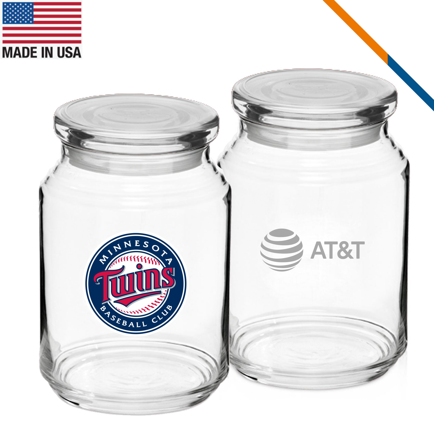ARC Ryder Flat Lid Candy Jars - 26 OZ. 4