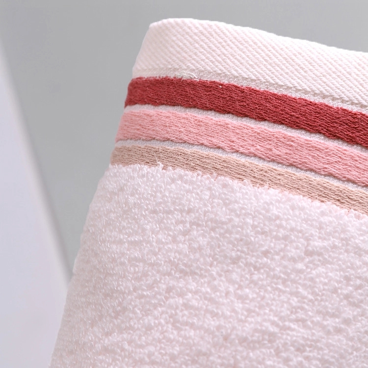Custom Gift 100% Cotton Soft Striped Hand & Face Towel 15