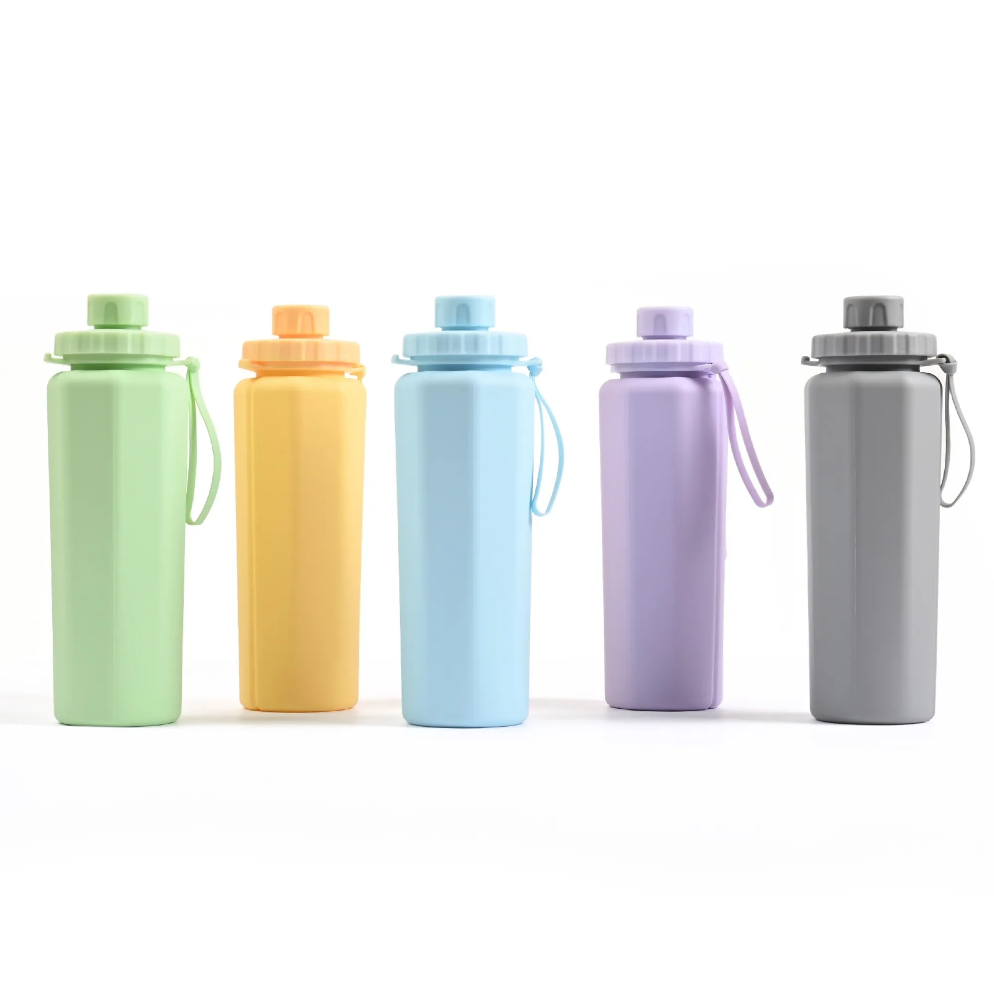 20.29 oz Portable Foldable Silicone Sports Water Bottle 3