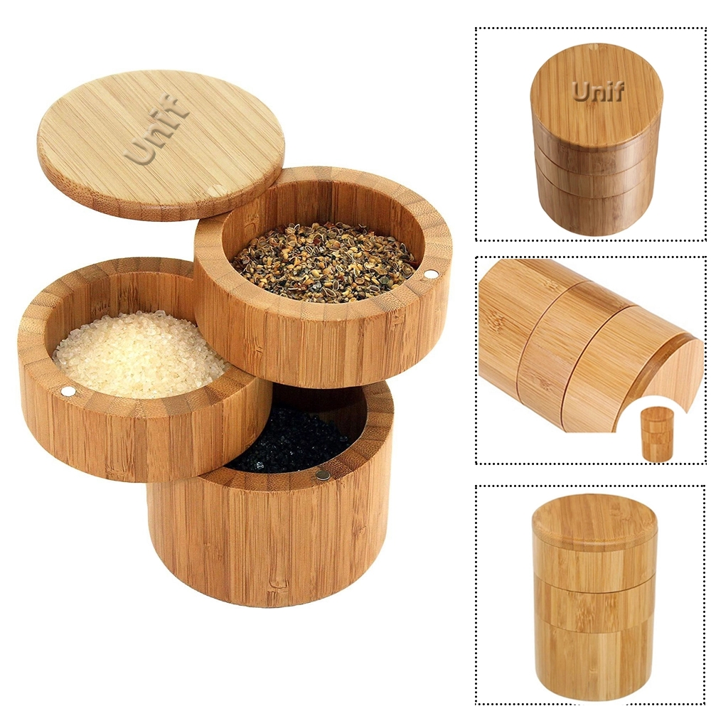 3 Tiered Bamboo Salt Box 2