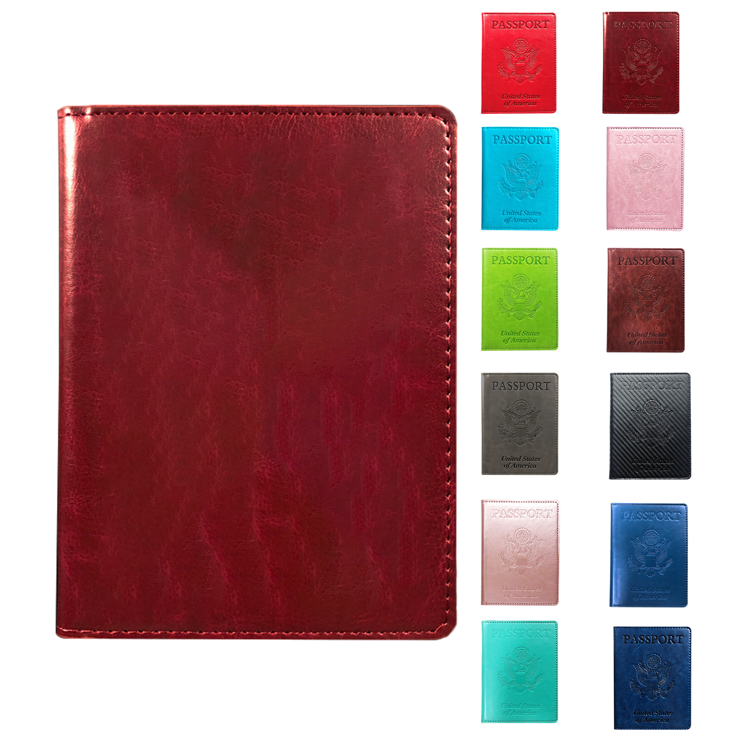 PU Leather Passport Cover 2