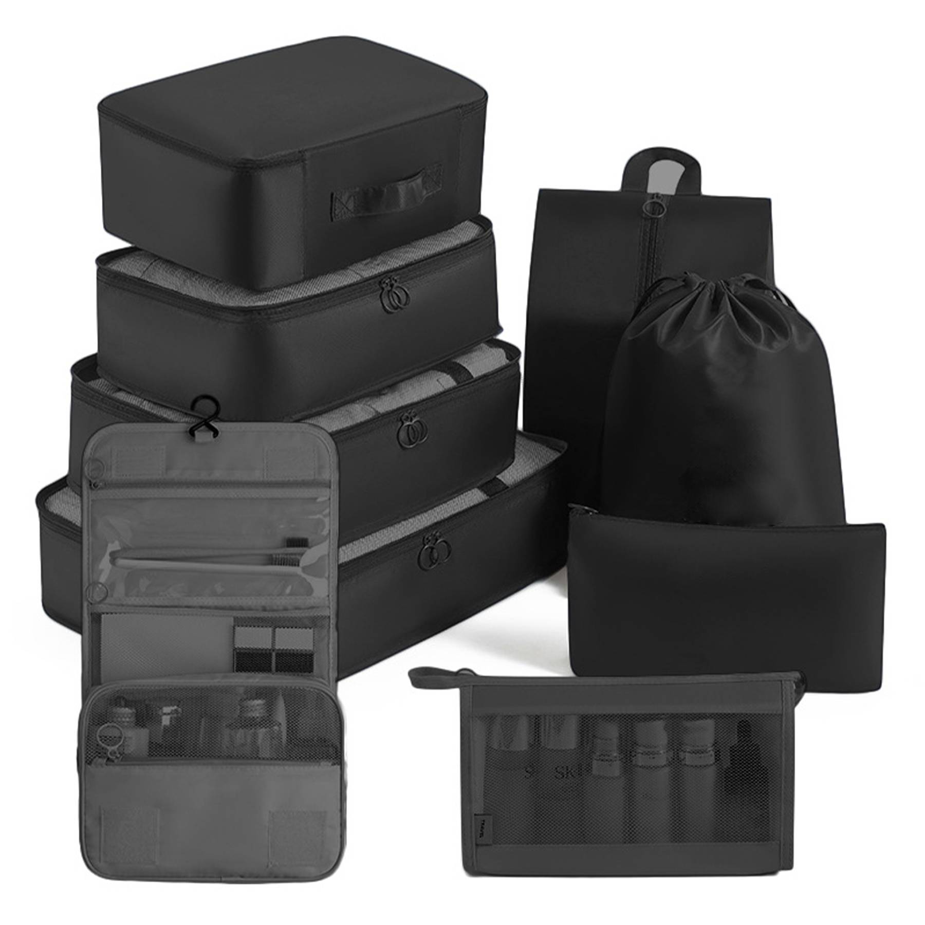 Packing Cubes - 9 PCS Travel Luggage Organizers Bag Set 3