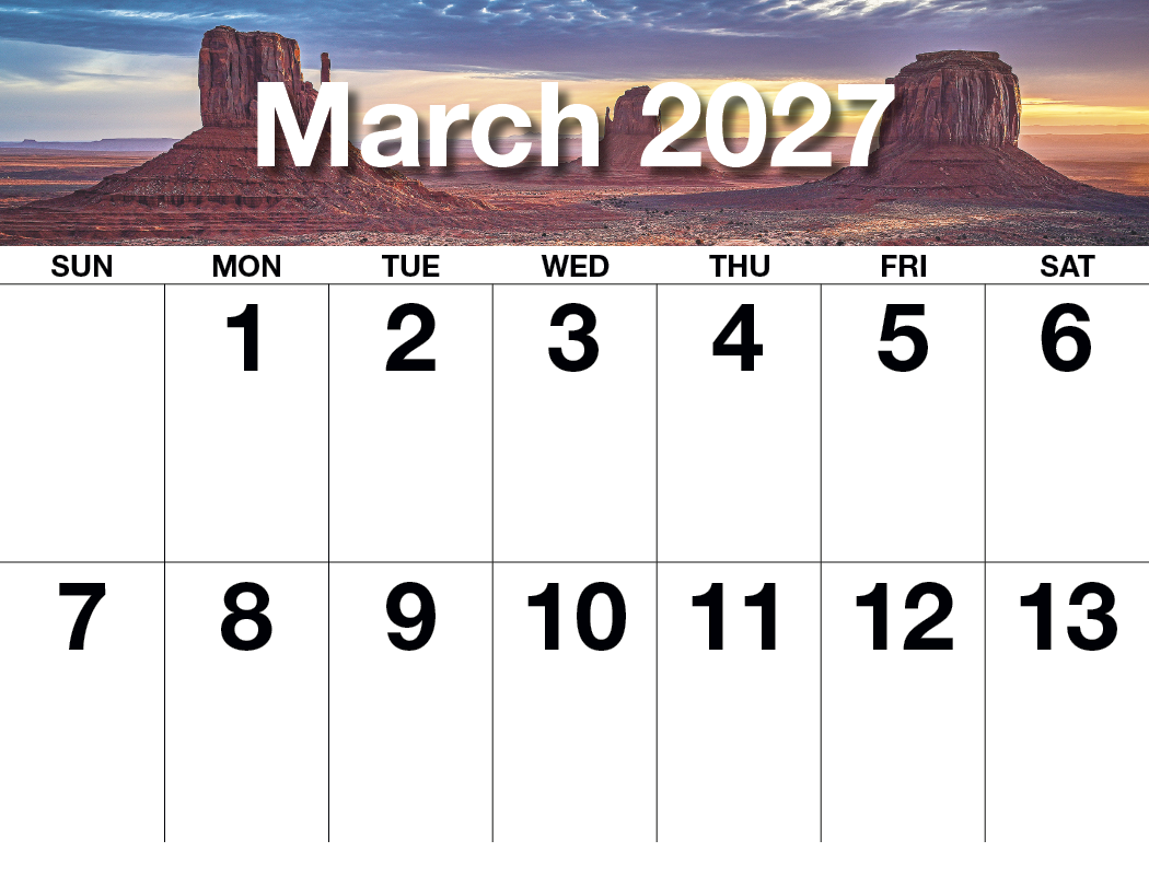 HotLine® Products Big Numbers Appointment Calendar - Stapled 30