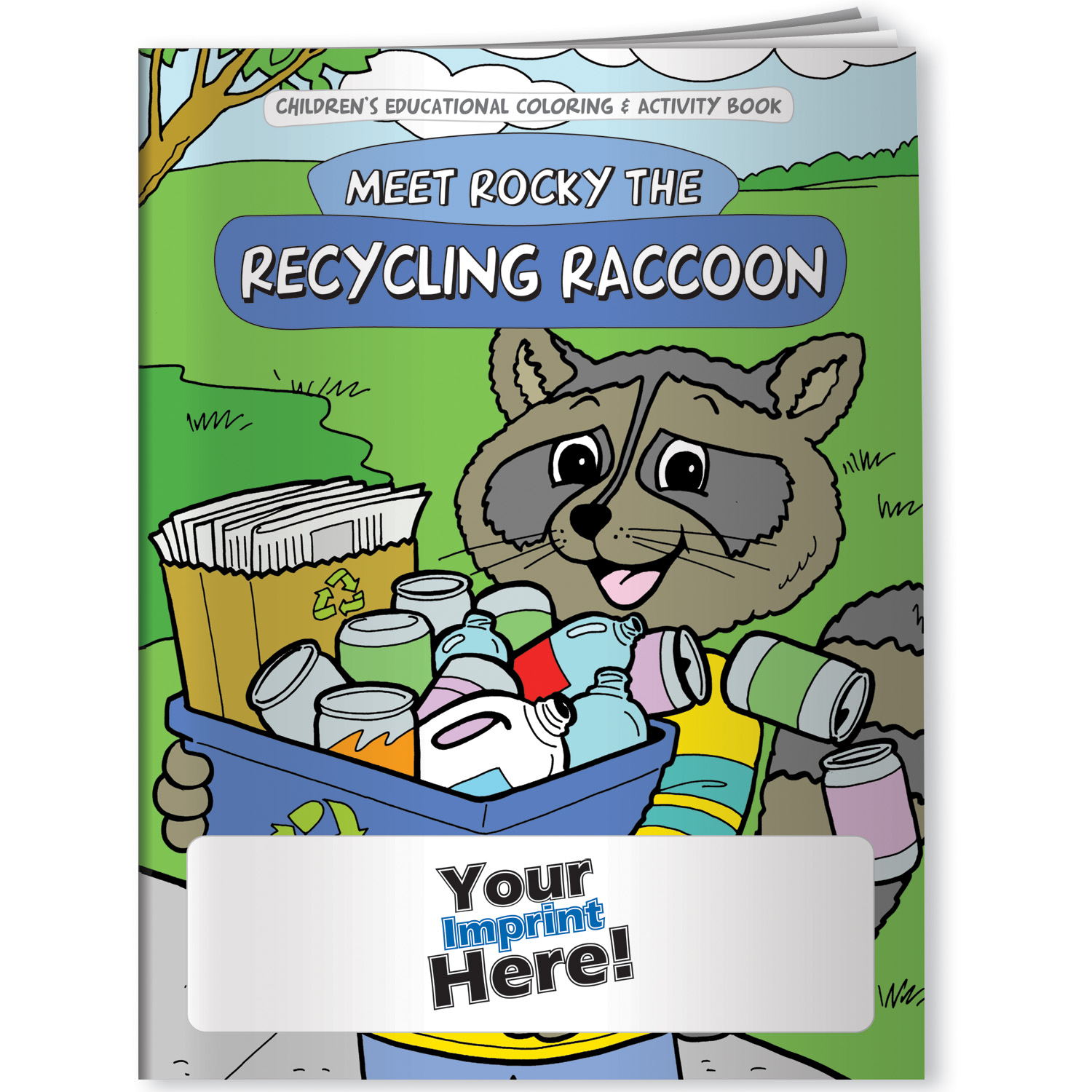 Coloring Book - Meet Rocky the Recycling Raccoon 3