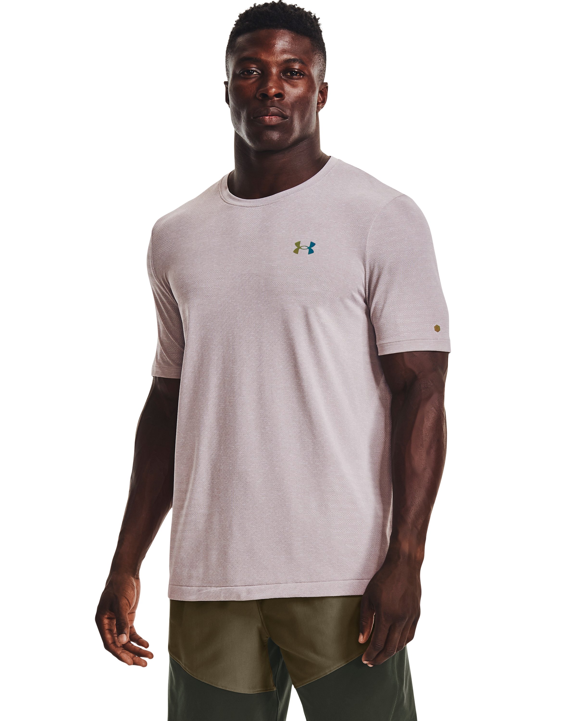 UA RUSH Seamless GeoSport Men's Short Sleeve 8