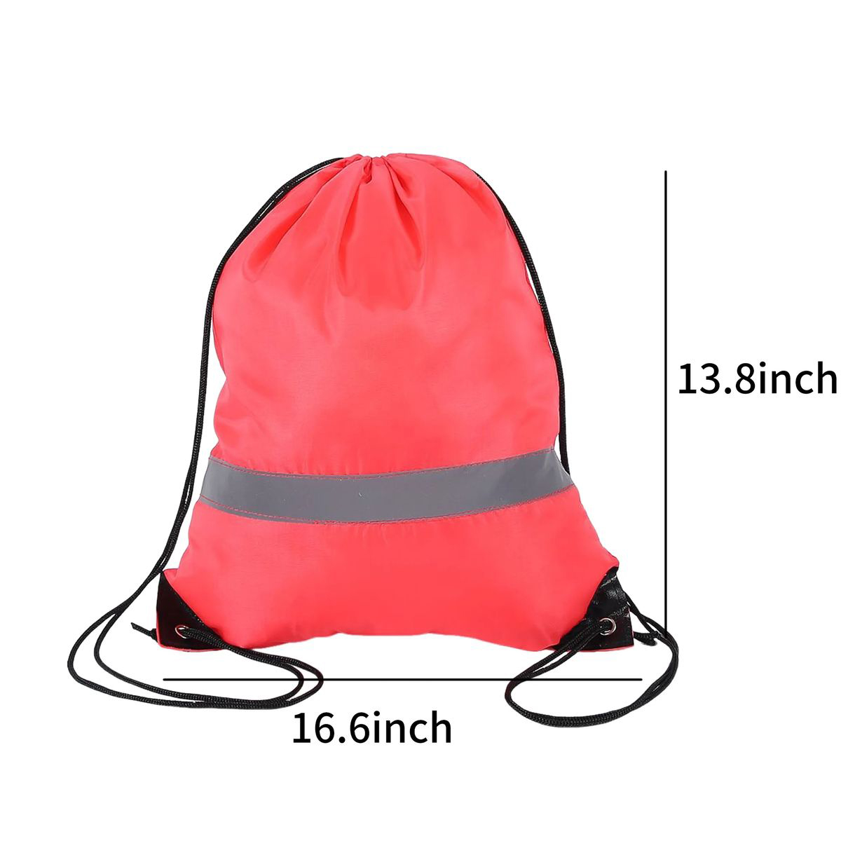 High Visibility Drawstring Backpack for Night Safety 2