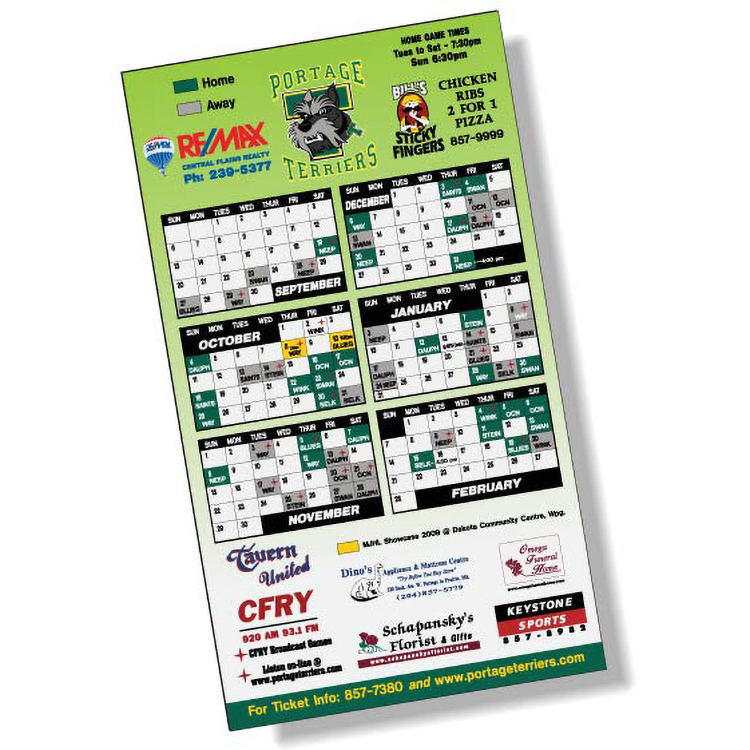 Stock Rectangle Shape .020 Memo Magnet (4"x7") High Resolution Full Colour Imprint Vinyl Topcoat