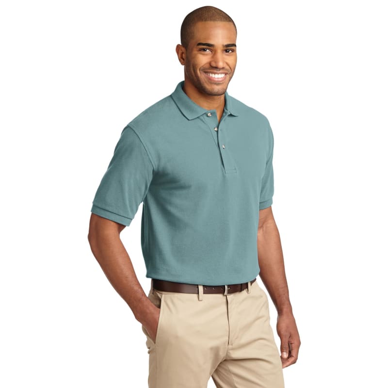 Port Authority Heavyweight Cotton Pique Polo. 65