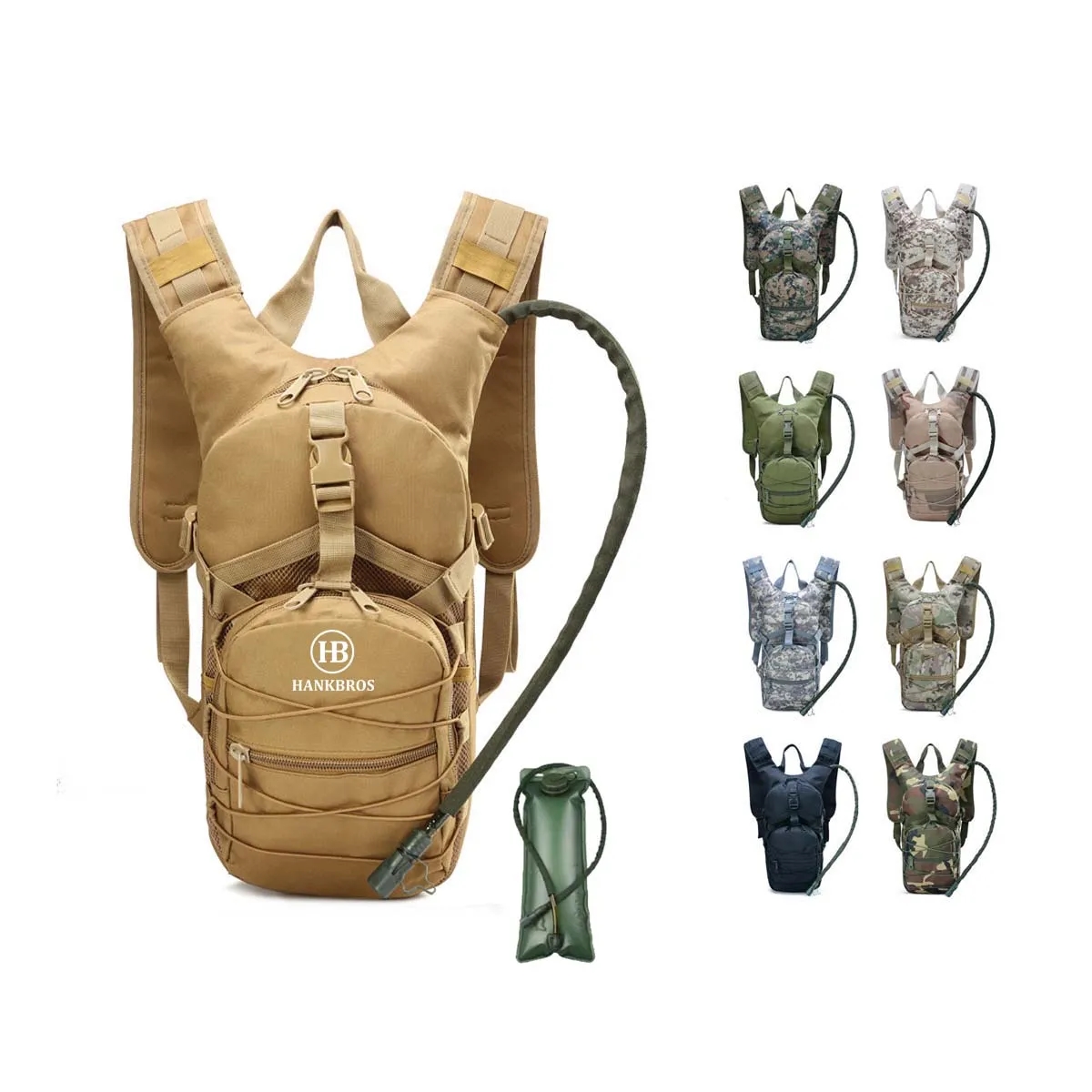 Tactical Backpack with Hydration Water Bladder 1