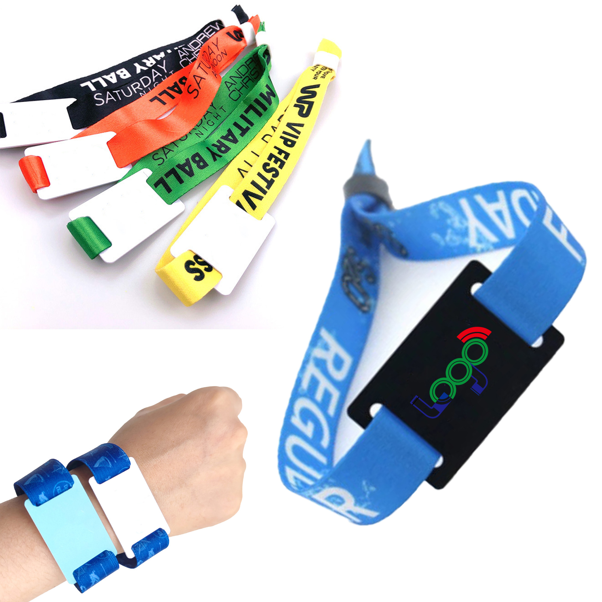 PVC Disposable IC/ID Wristband 1