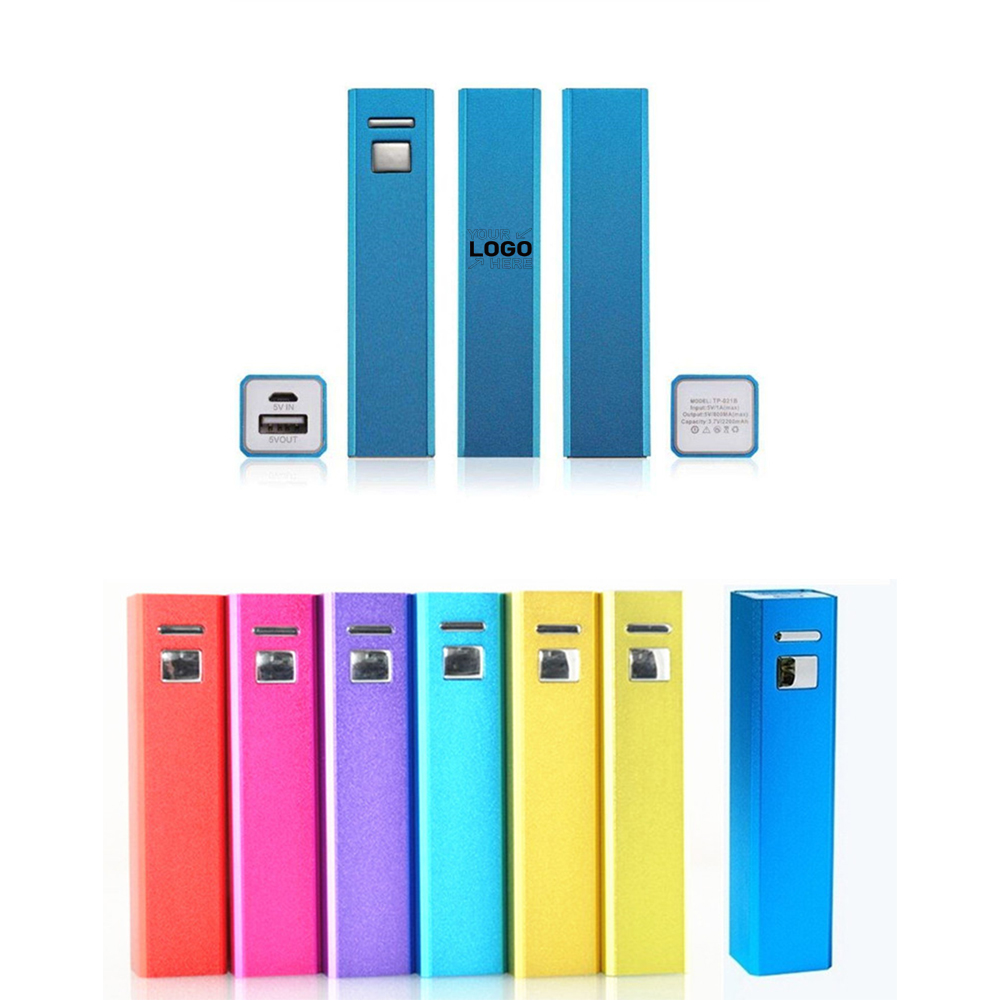 Portable Charger 2600Mah Power Bank Pack With Micro(Input) 3