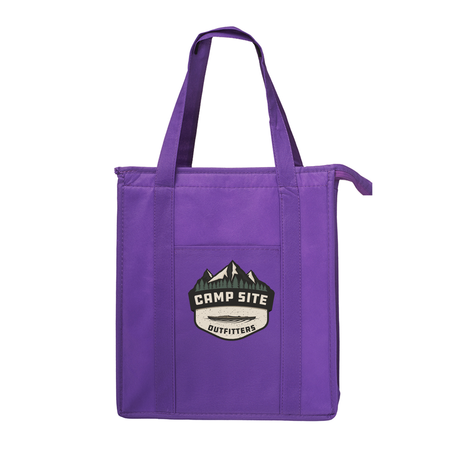 Stay Cool Non-Woven Insulated Tote Bag (Full Color Imprint) 12