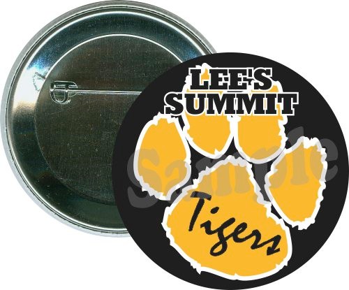Lee's Summit Tigers, School Fundraiser Button 1