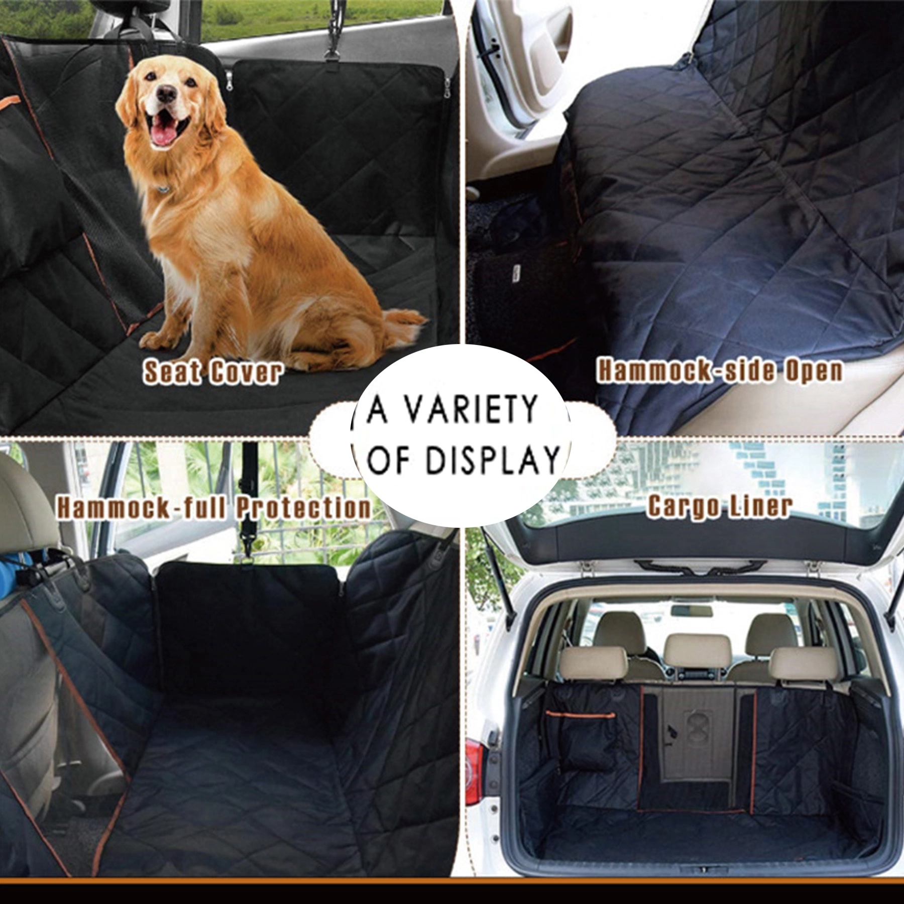 Dog Back Seat Cover Protector 3