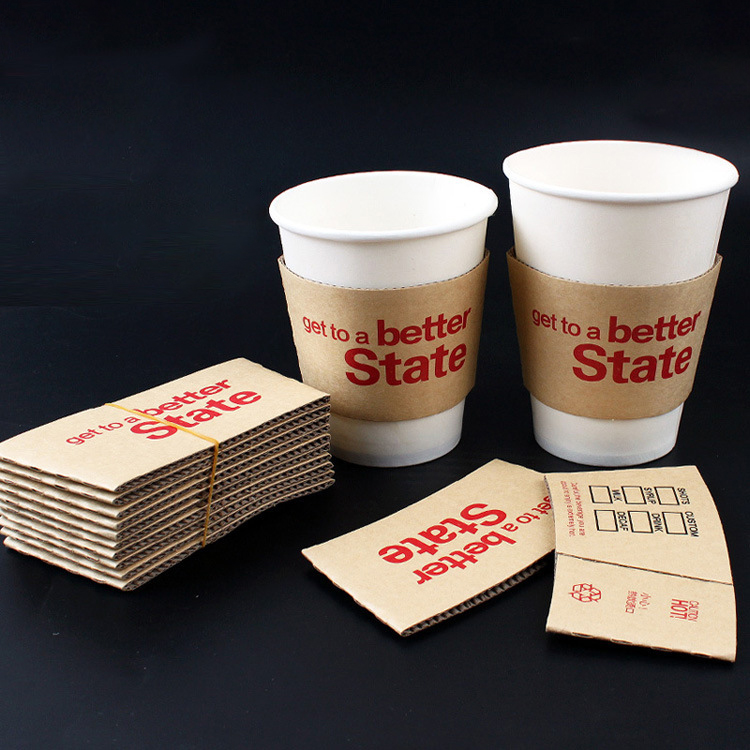 Superior Kraft Paper Coffee Cup Sleeve/Clutch