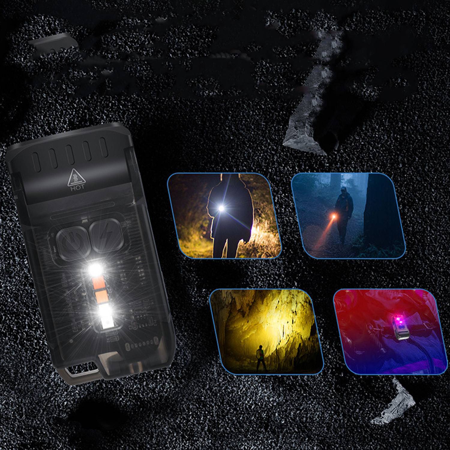 12W Rechargeable LED Flashlight – Adjustable & Aluminum Body 7