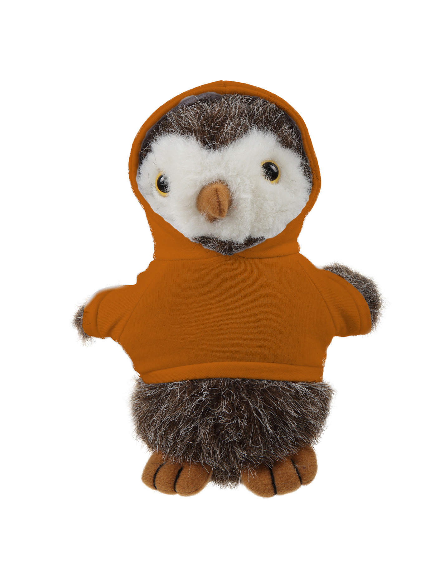 Soft Plush Standing Owl wearing a Hoodie 14