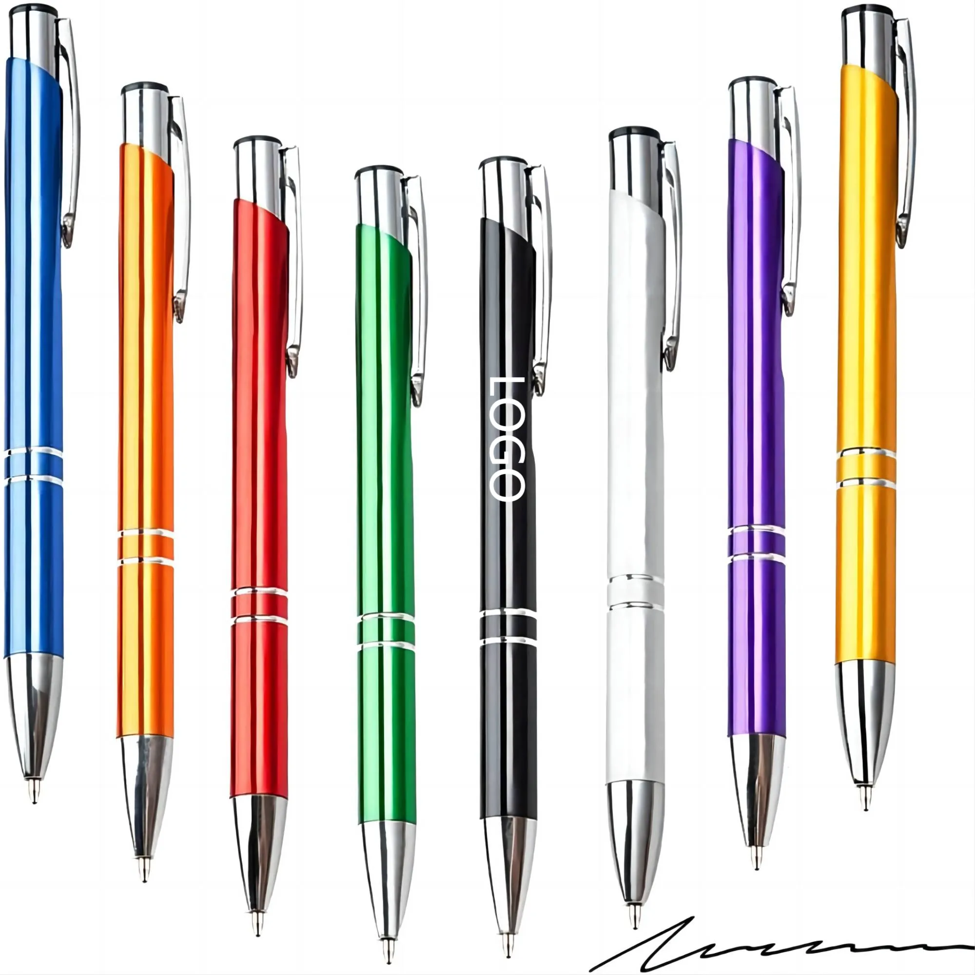 Metal Press Ballpoint Pen MOQ 100PCS 1