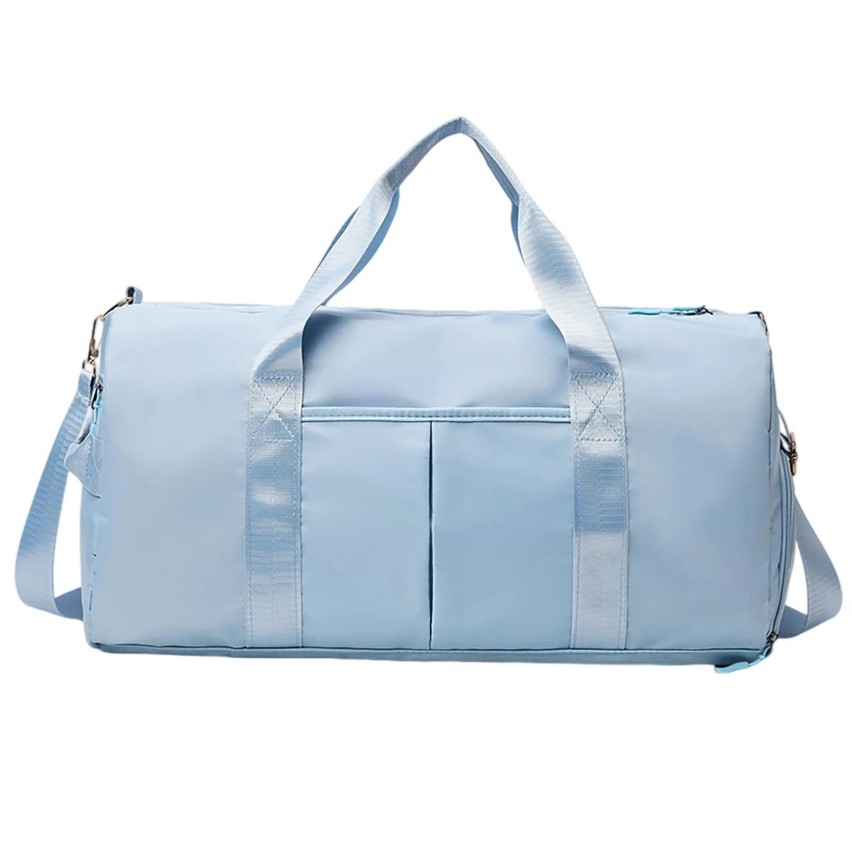 Workout Bag with Multiple Zippered Sections 6