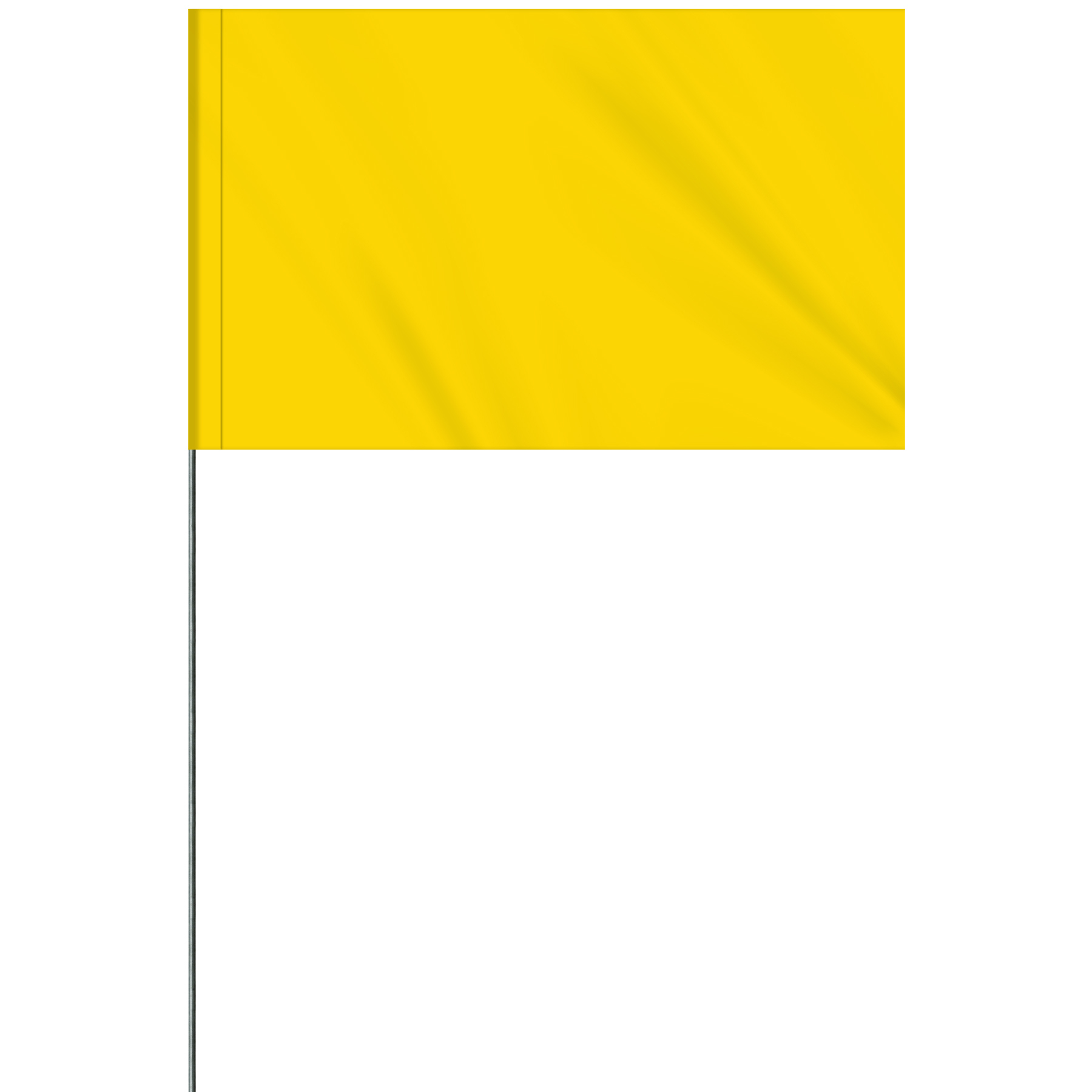 1-Color 5" x 8" Custom Vinyl Marking Flag with 36" Wire 1