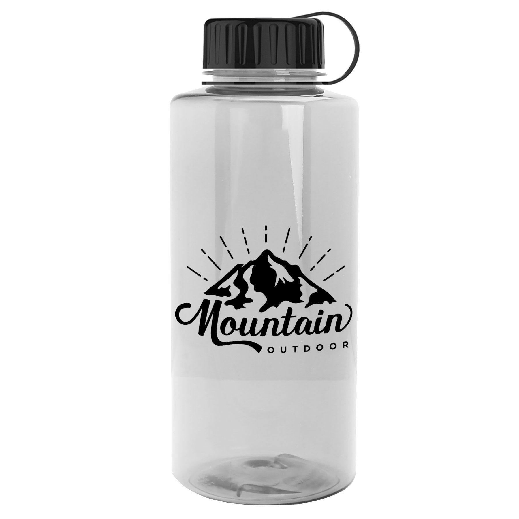 Garyline® Mountaineer Tritan® Bottle with Tethered Lid - 36 oz.