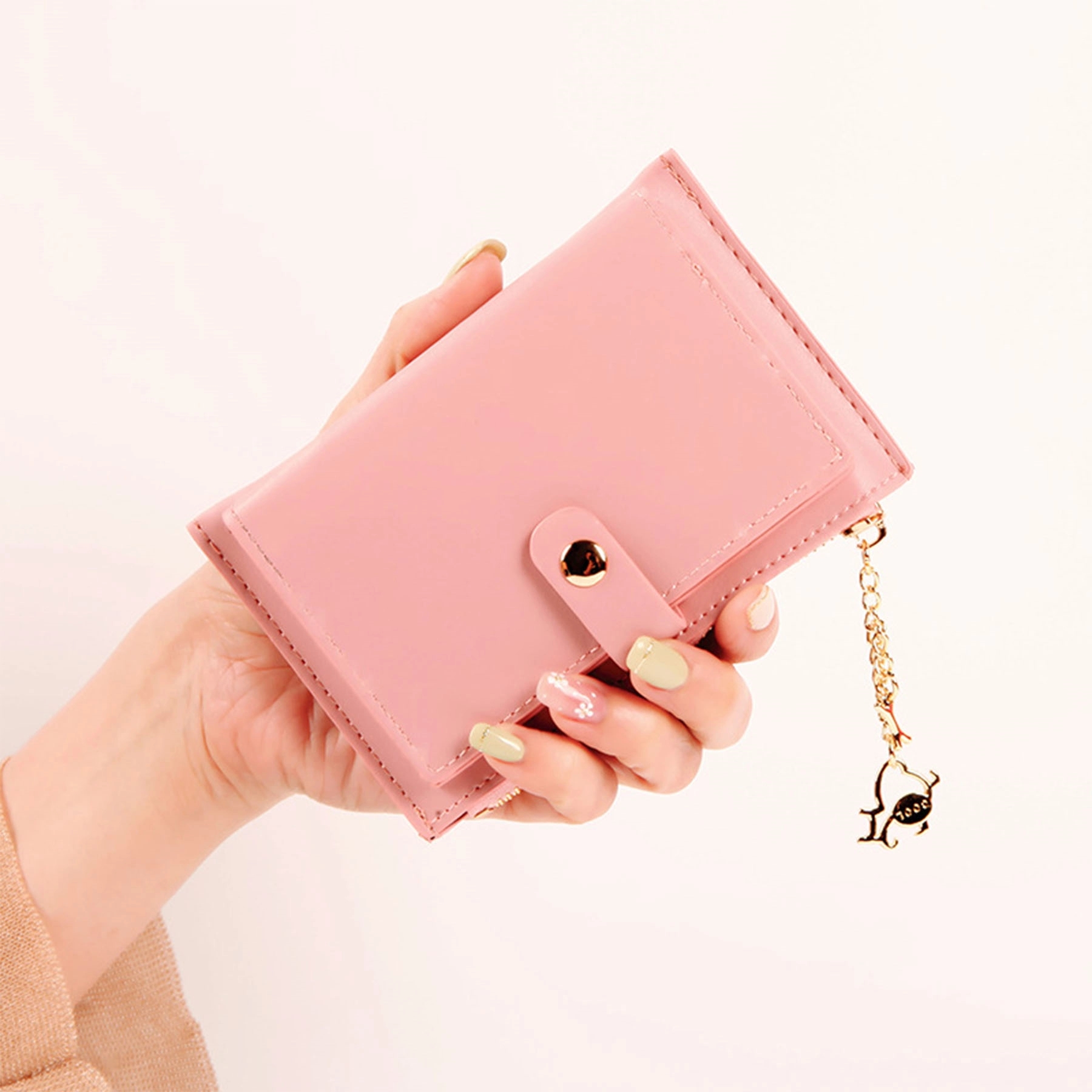 Pu Leather Compact Wallet 2