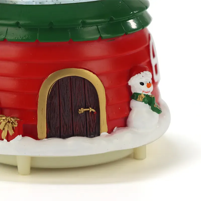 3.15" Christmas Snow Globe with Music Box 7