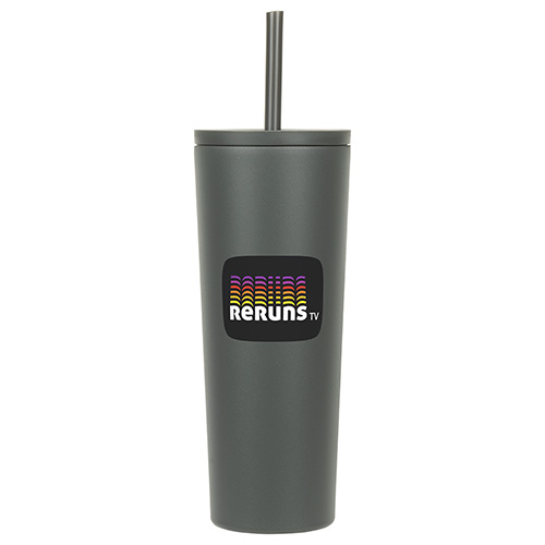 Bradford 24 oz Vacuum Insulated Stainless Steel Tumbler with Straw 11