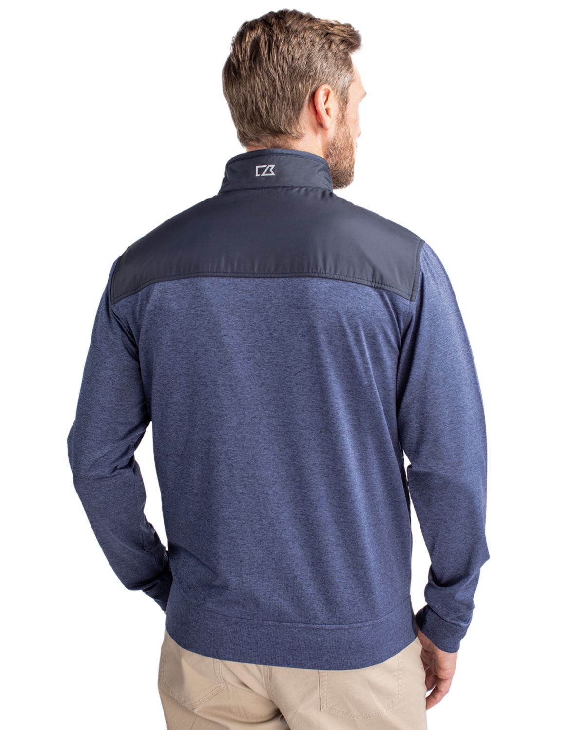 Cutter & Buck Stealth Recycled Hybrid Quilted Mens Windbreaker Jacket 41