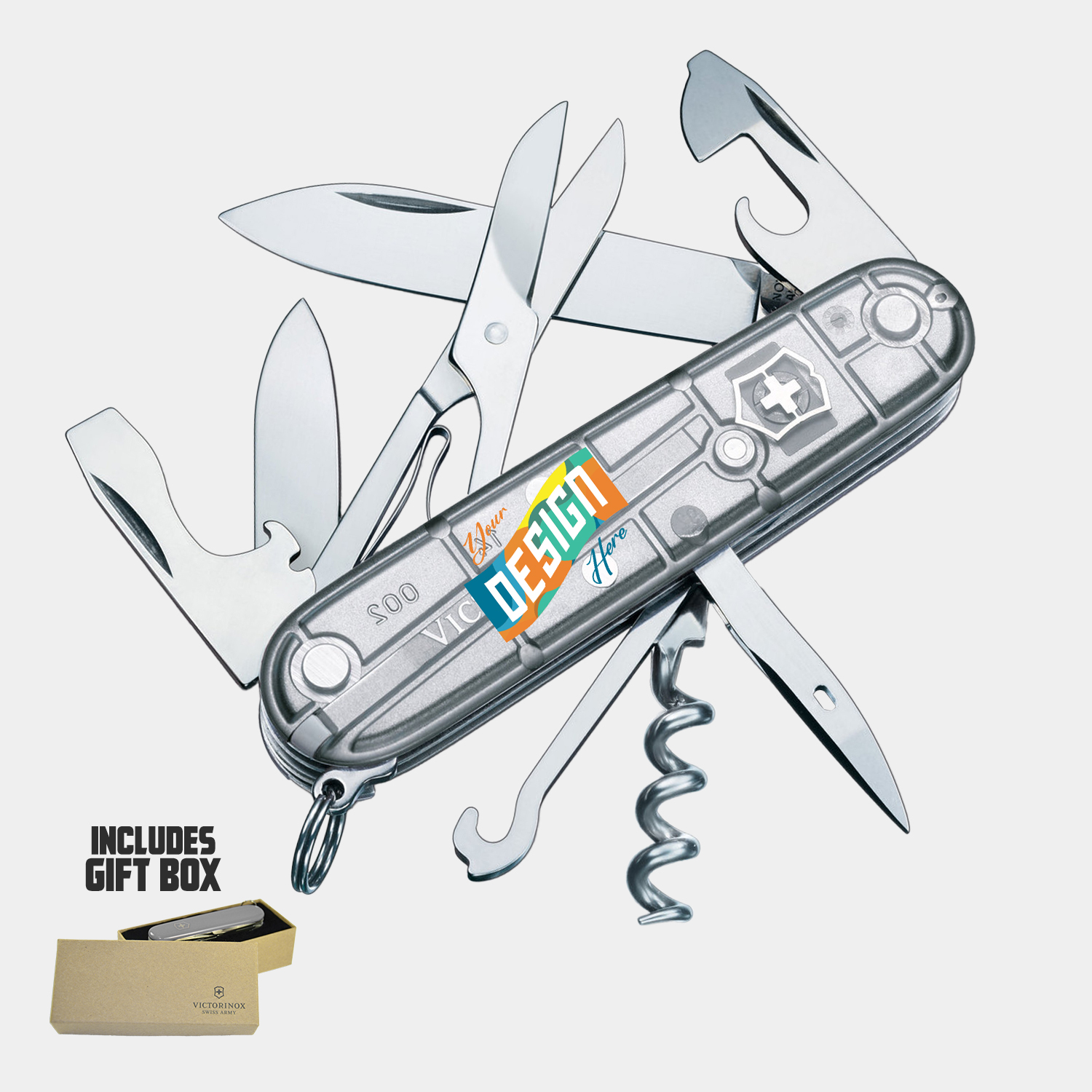 Victorinox® - Swiss Army Climber Silver Tech Swiss Made Knife 1