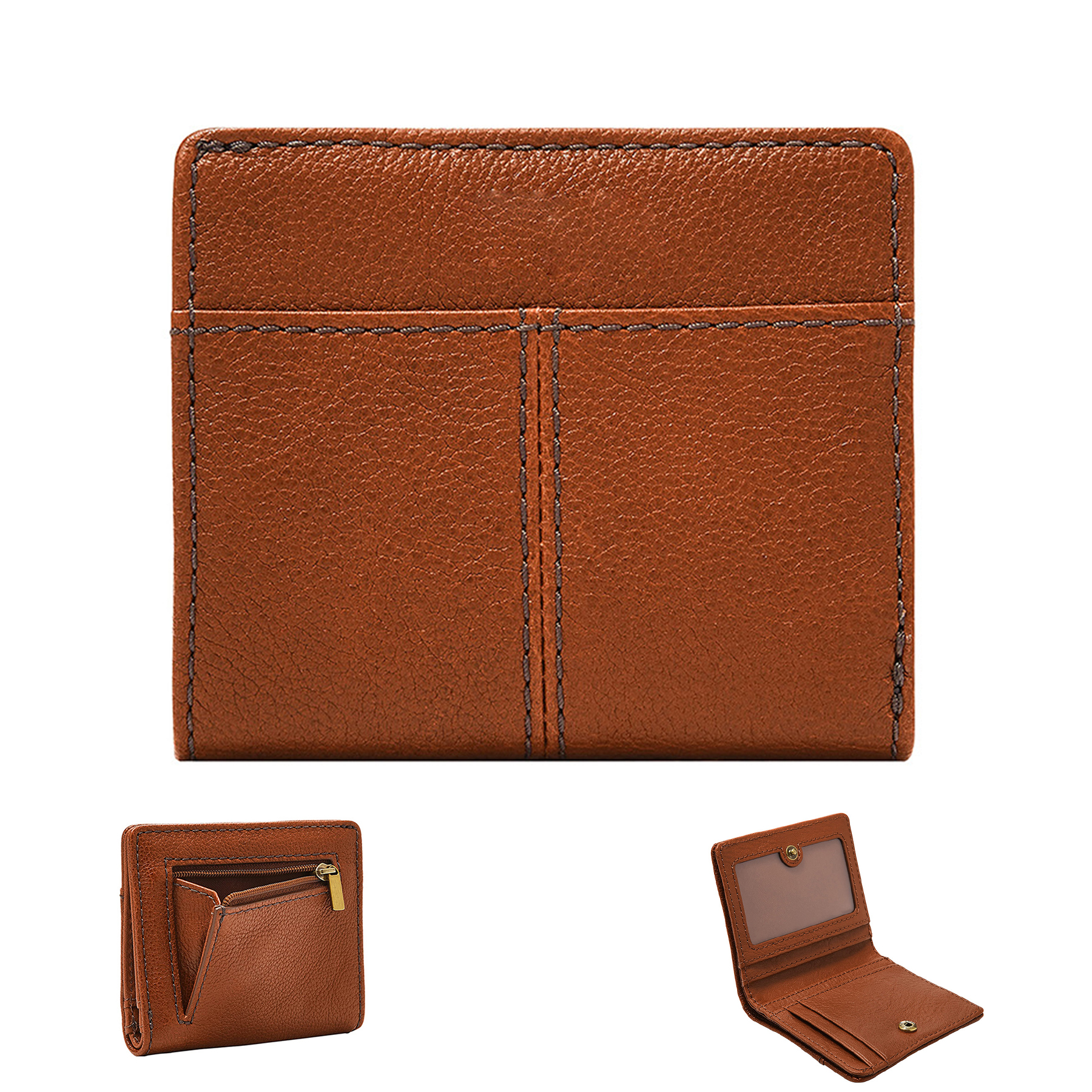 PU ultra-thin convenient short wallet 4