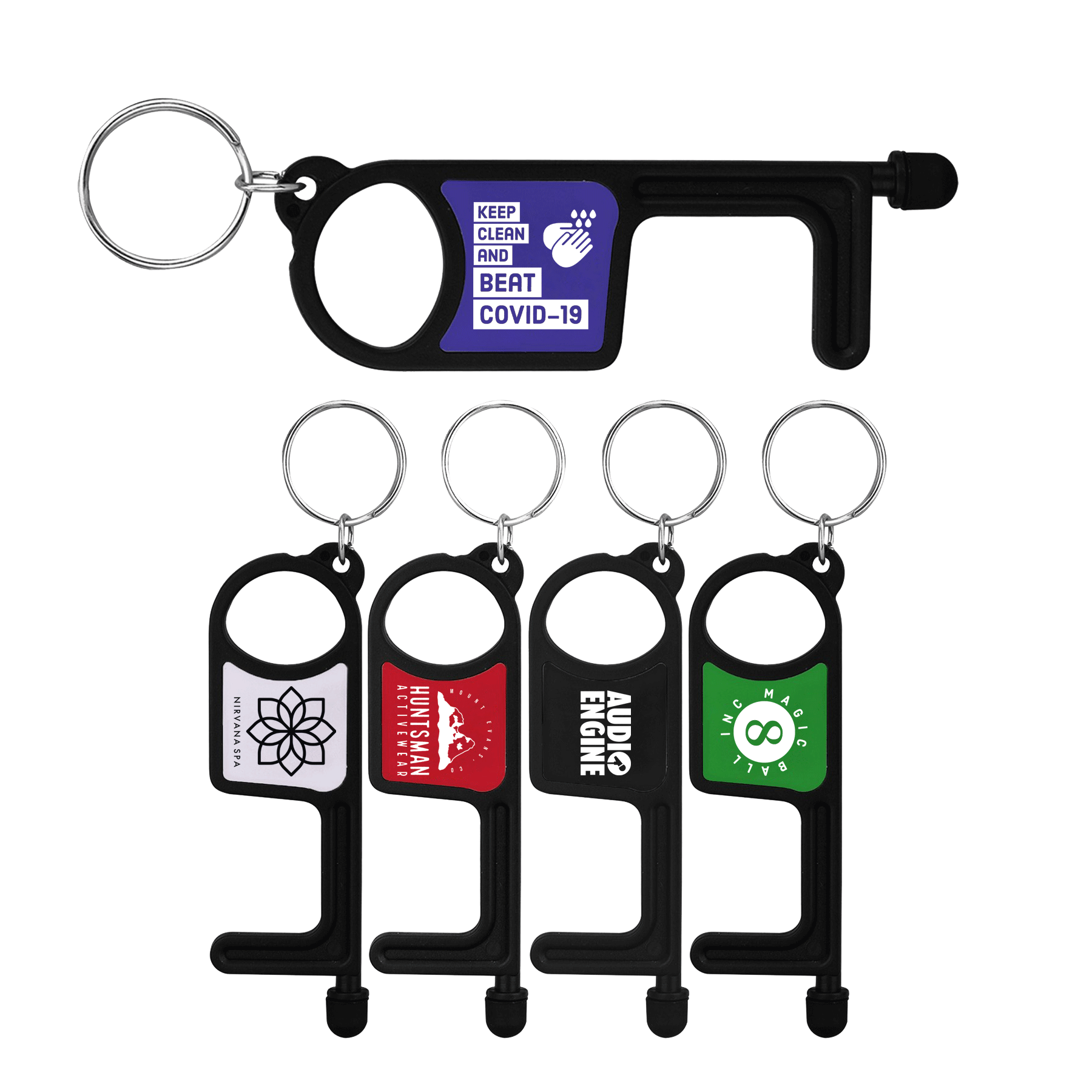 No Touch Stylus Key Chain 2