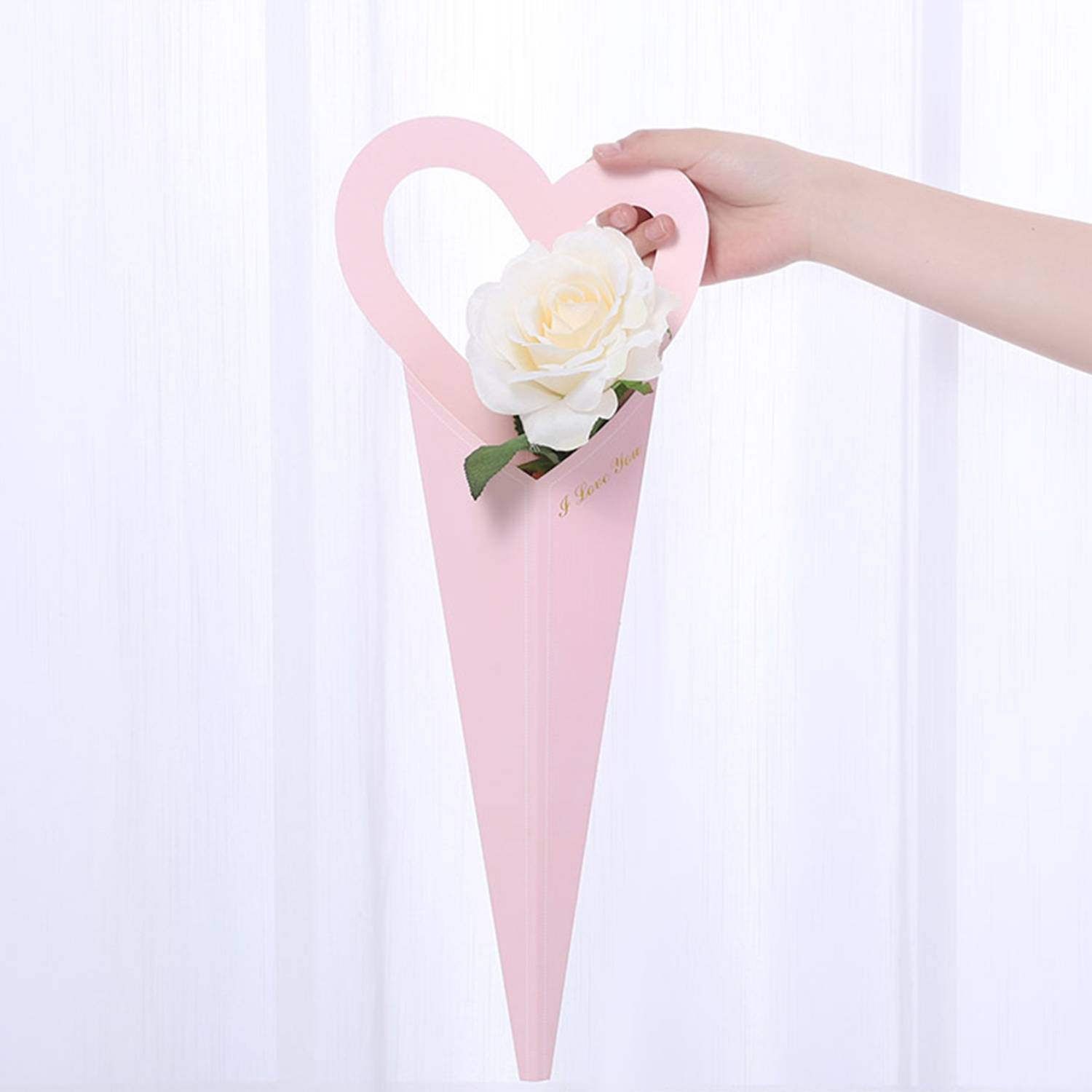 Wedding Flower Wrapping Paper Heart Box Gift Bag 2