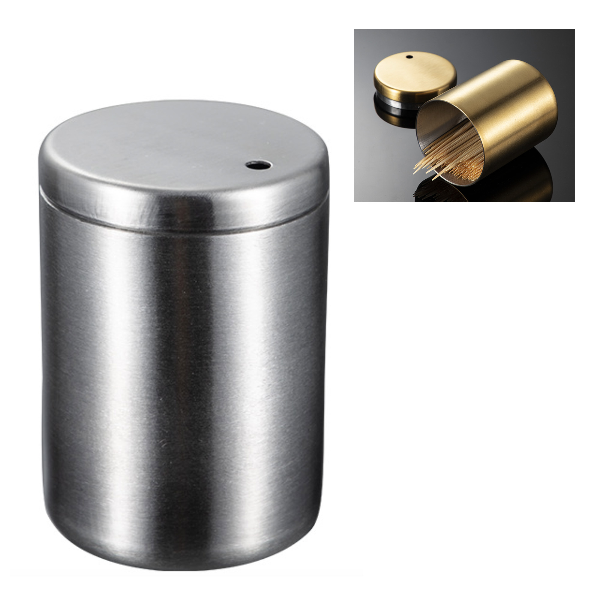 Kitchen Stainless Steel Holder Toothpick Box 1
