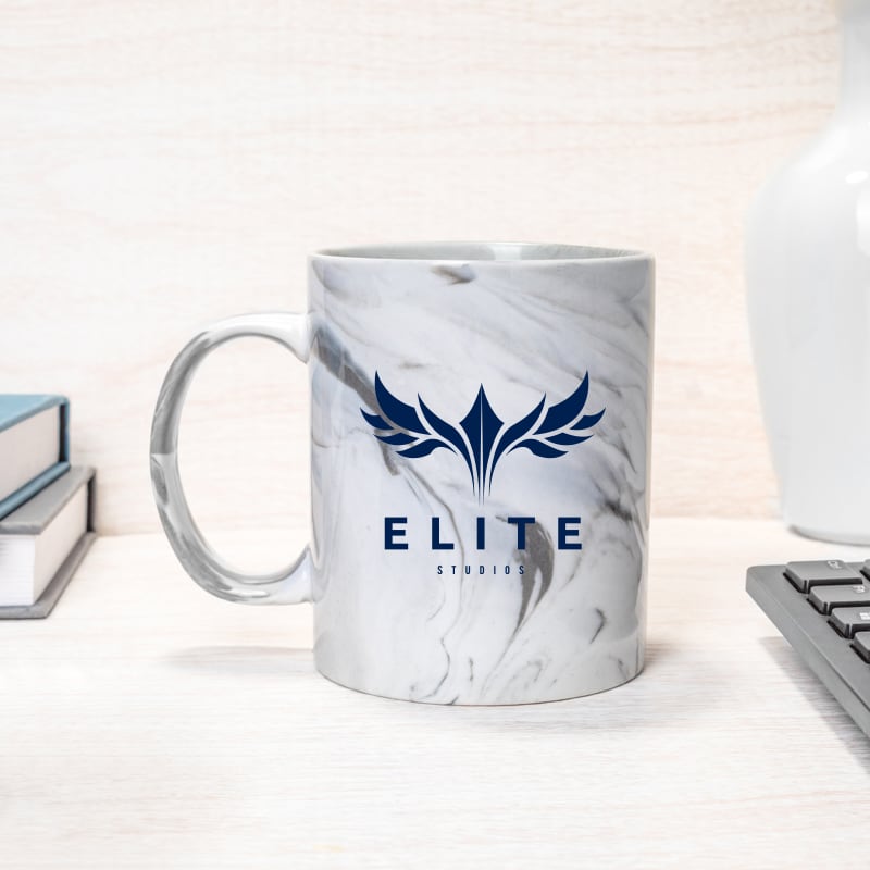 11oz Marble Coffee Mugs 8