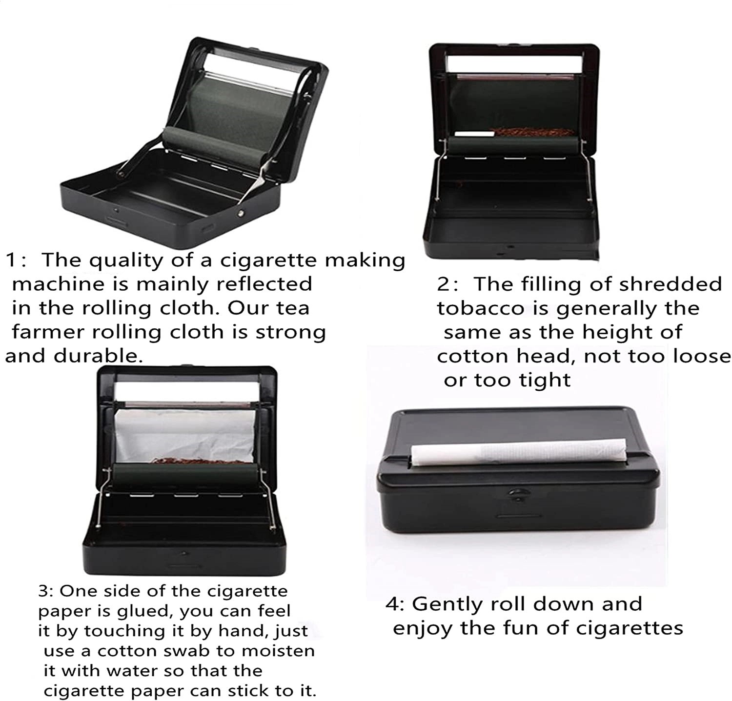 Metal Automatic Cigarette Roller Tobacco Rolling Machine 4