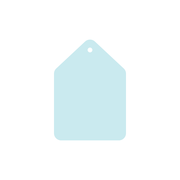 Promo Tag Card Stock 12 pt 01 - 15 sq in White (Stock Shape #) Digital Print 4