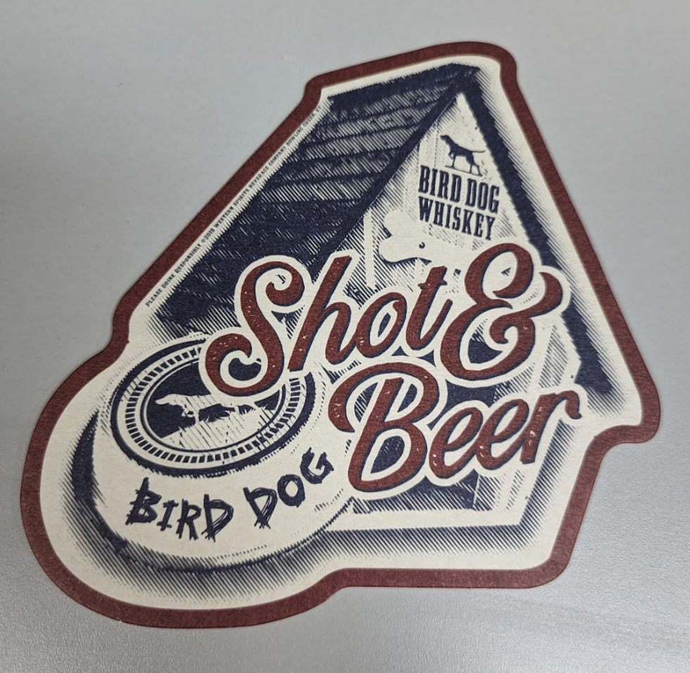 Custom shape coaster within 4" x 4" Lightweight 40pt 4