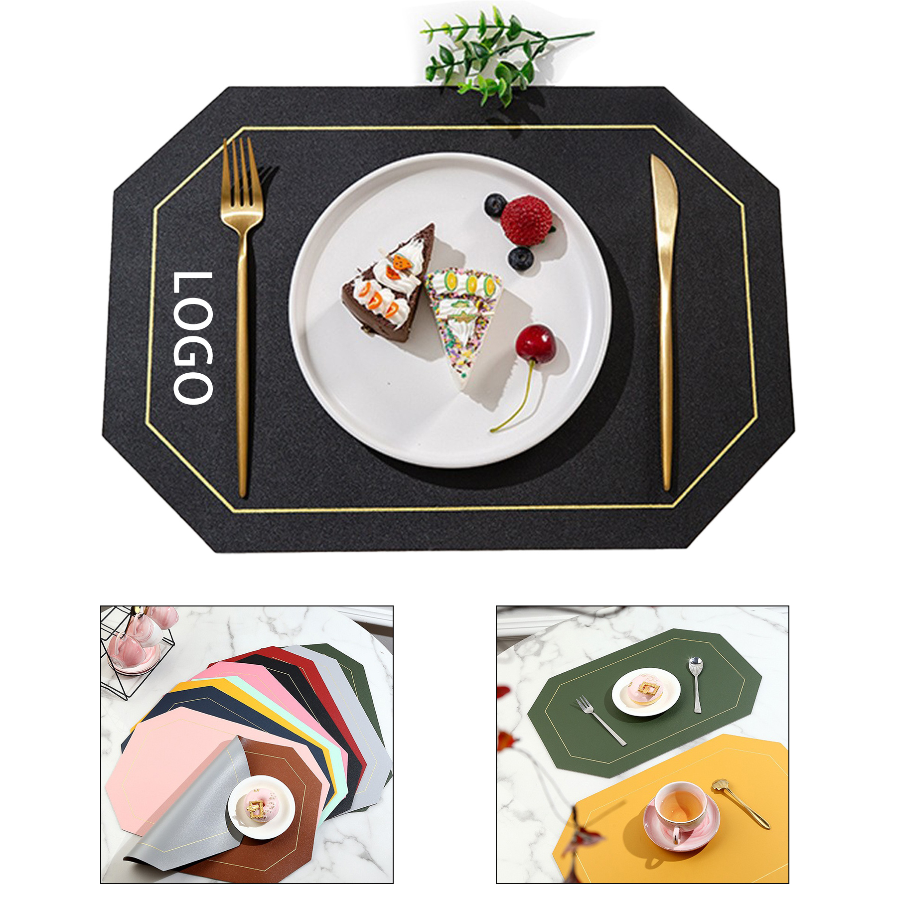 Faux Leather Placemat 1