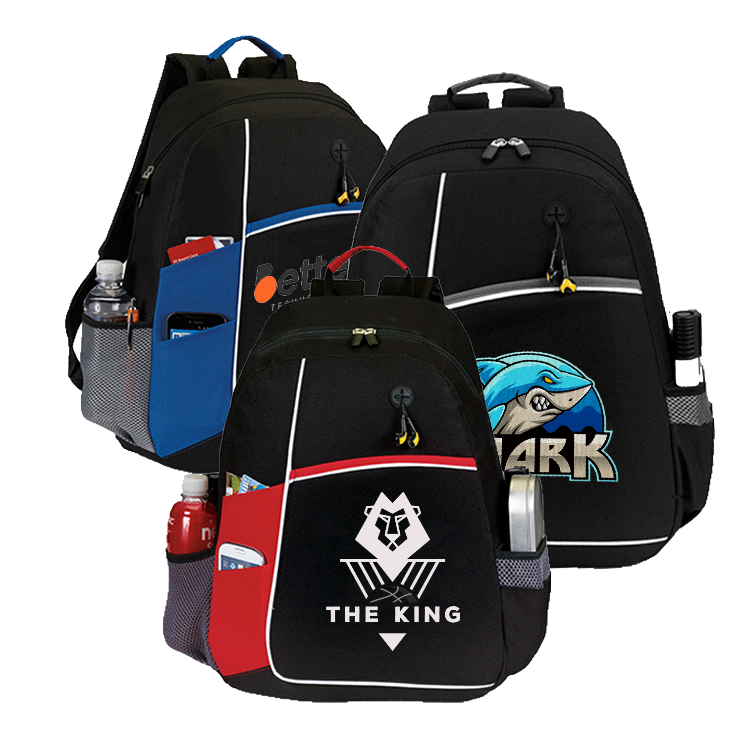 Premium 600D Urban Edge Backpack w/ Earphone Outlet (14” x 18” x 5”) 3