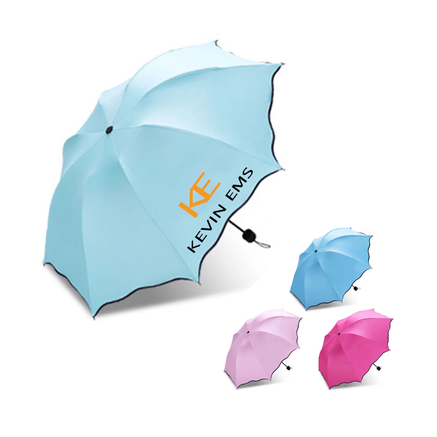 A Clear Umbrella Blooms in the Water 2