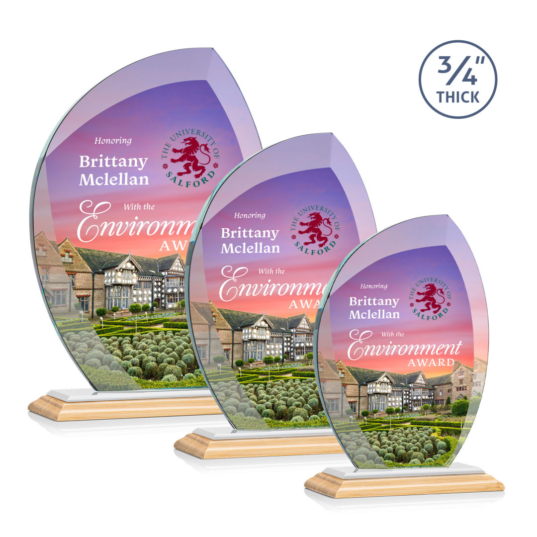 Wichita VividPrint™ Award - Bamboo/White