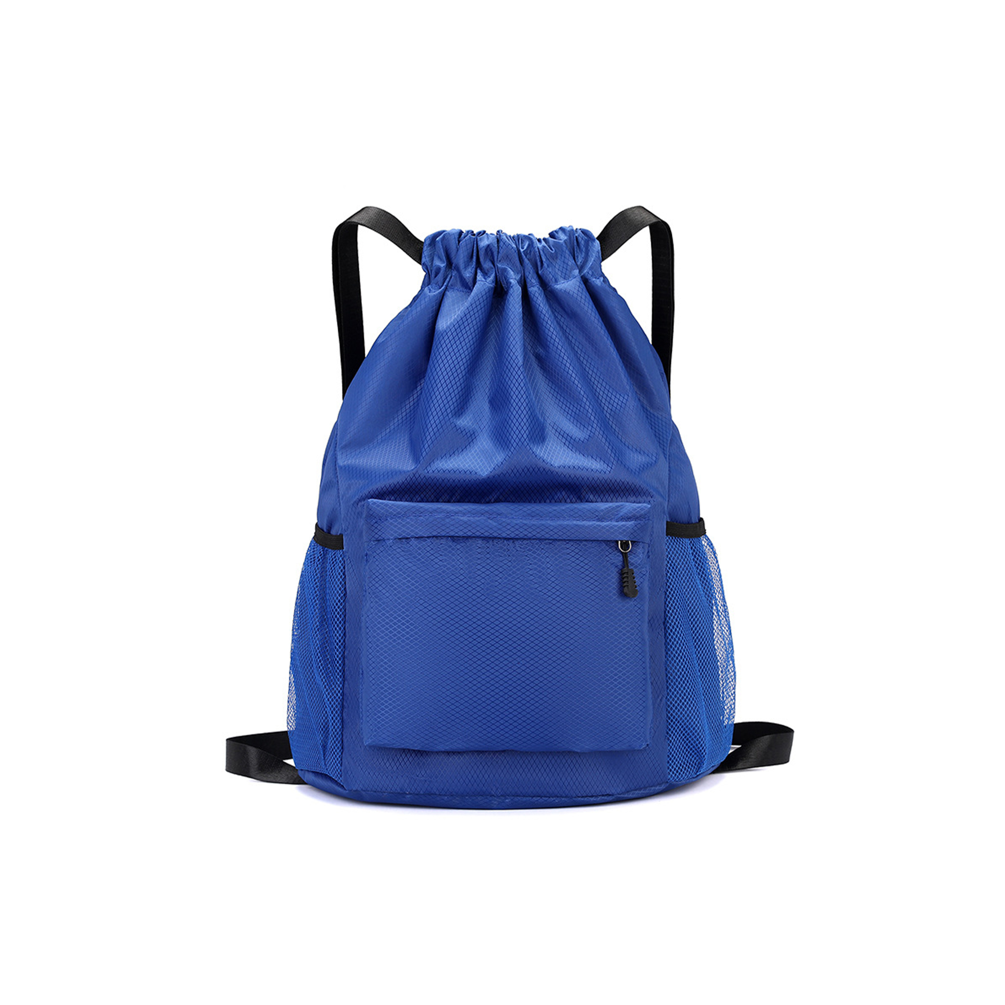 Customizable Oxford Mesh Gym Bag with Zipper Pocket 2