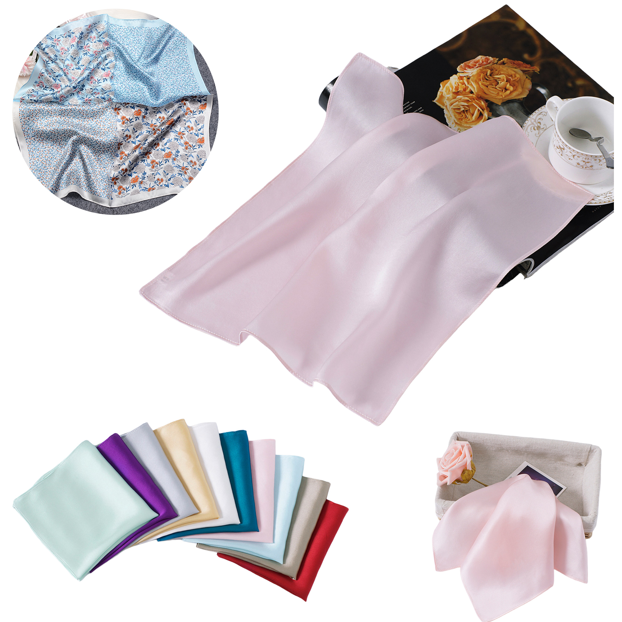 Mulberry Silk Handkerchief 1